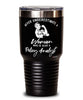Policy Analyst Tumbler Never Underestimate A Woman Who Is Also A Policy Analyst 30oz Stainless Steel Black
