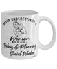 Policy Planning Social Worker Mug Never Underestimate A Woman Who Is Also A Policy Planning Social Worker Coffee Cup White