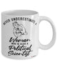 Political Scientist Mug Never Underestimate A Woman Who Is Also A Political Scientist Coffee Cup White