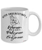 Polymer Engineer Mug Never Underestimate A Woman Who Is Also A Polymer Engineer Coffee Cup White