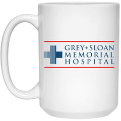 Pop Culture Fandom Mug Grey Sloan Memorial Hospital Coffee Cup 15oz White 21504