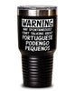 Portuguese Podengo Pequeno Tumbler May Spontaneously Start Talking About Portuguese Podengo Pequenos 30oz Stainless Steel Black
