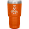 Pregnancy Announcement Tumbler For New Grandfather Dad Est 1990 Grandpa Est 2020 Laser Etched 30oz Stainless Steel Tumbler
