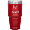 Pregnancy Announcement Tumbler For New Grandfather Dad Est 1990 Grandpa Est 2020 Laser Etched 30oz Stainless Steel Tumbler