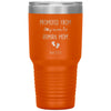 Pregnancy Announcement Tumbler Promoted From Dog Mom to Human Mom Est 2020 Laser Etched 30oz Stainless Steel Tumbler