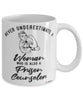 Prison Counselor Mug Never Underestimate A Woman Who Is Also A Prison Counselor Coffee Cup White