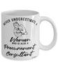 Procurement Consultant Mug Never Underestimate A Woman Who Is Also A Procurement Consultant Coffee Cup White