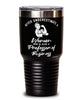 Professor of Business Tumbler Never Underestimate A Woman Who Is Also A Professor of Business 30oz Stainless Steel Black