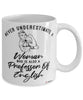 Professor of English Mug Never Underestimate A Woman Who Is Also A Professor of English Coffee Cup White