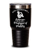 Professor of Politics Tumbler Never Underestimate A Woman Who Is Also A Professor of Politics 30oz Stainless Steel Black