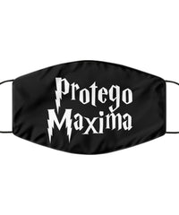 Protego Maxima Shield Charm Face Mask Washable Reusable 100% Polyester Made In The USA