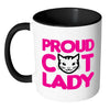 Proud Cat Lady Mug White 11oz Accent Coffee Mugs