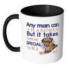 Pug Mug It Takes Someone Special To Be A Pug Dad White 11oz Accent Coffee Mugs
