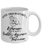 Quality Assurance Technician Mug Never Underestimate A Woman Who Is Also A Quality Assurance Tech Coffee Cup White