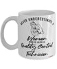 Quality Control Technician Mug Never Underestimate A Woman Who Is Also A Quality Control Tech Coffee Cup White