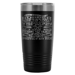 Racing Travel Mug As I Lay Rubber Down The Street I Pray 20oz Stainless Steel Tumbler