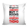 Reading Graphic Pillow Cover You Cant Buy Happyness But You Can Buy Books