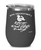 Real Estate Analyst Wine Glass Never Underestimate A Woman Who Is Also A Real Estate Analyst 12oz Stainless Steel Black