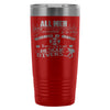 Rescue Diver Travel Mug All Men Are Created Equal 20oz Stainless Steel Tumbler