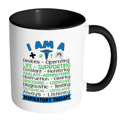 Respiratory Therapist Mug White 11oz Accent Coffee Mugs