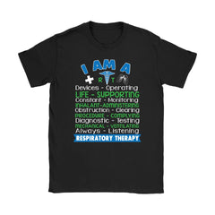 Respiratory Therapist Shirt Respiratory Therapy Devices Gildan Womens T-Shirt