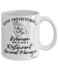 Restaurant General Manager Mug Never Underestimate A Woman Who Is Also A Restaurant General Manager Coffee Cup White