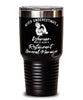 Restaurant General Manager Tumbler Never Underestimate A Woman Who Is Also A Restaurant General Manager 30oz Stainless Steel Black