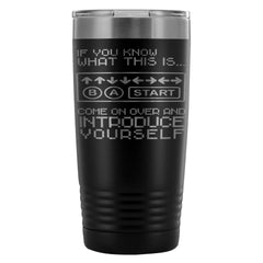 Retro Gamer Travel Mug If You Know What This Is 20oz Stainless Steel Tumbler