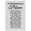 Richard G Personalized Mothers Day Gift Canvas Print My Greatest Blessings Call Me Mom 10 Names