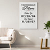 Richard G Personalized Mothers Day Gift Canvas Print My Greatest Blessings Call Me Mom 2 Names