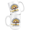 Rock Climber Mug Obtain The Summit Or Die On The Path 15oz White Coffee Mugs