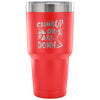 Rock Climbers Travel Mug Climb Up Or Fall Down 30 oz Stainless Steel Tumbler