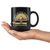 Rock Mountain Climber Mug Obtain The Summit Or Die On The Path 11oz Black Coffee Mugs