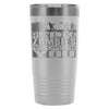 Runner Travel Mug Run Like Zombies Are Chasing You 20oz Stainless Steel Tumbler