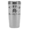 Runners Marathon Travel Mug Turtle Running Team 20oz Stainless Steel Tumbler