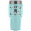 Runners Marathon Travel Mug Turtle Running Team 30 oz Stainless Steel Tumbler