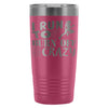 Runners Travel Mug I Run To Burn Off The Crazy 20oz Stainless Steel Tumbler