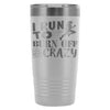 Runners Travel Mug I Run To Burn Off The Crazy 20oz Stainless Steel Tumbler