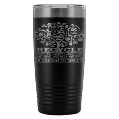 Save The Environment Travel Mug Recycle 20oz Stainless Steel Tumbler