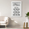 sBlevins Personalized Mothers Day Gift Canvas Print My Greatest Blessings Call Me Mom