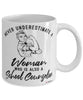 School Counselor Mug Never Underestimate A Woman Who Is Also A School Counselor Coffee Cup White