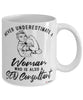 SEO Consultant Mug Never Underestimate A Woman Who Is Also A SEO Consultant Coffee Cup White