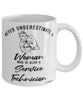 Service Technician Mug Never Underestimate A Woman Who Is Also A Service Tech Coffee Cup White