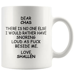 Shallen JH Custom Snoring Mug 11oz White
