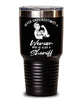 Sheriff Tumbler Never Underestimate A Woman Who Is Also A Sheriff 30oz Stainless Steel Black