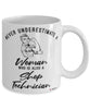 Shop Technician Mug Never Underestimate A Woman Who Is Also A Shop Tech Coffee Cup White