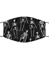 Skeletons Halloween Face Mask Washable And Reusable 100% Polyester Made In The USA