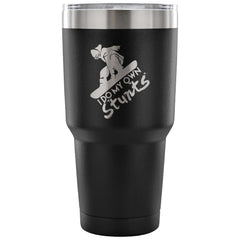 Snowboarding Travel Mug I Do My Own Stunts 30 oz Stainless Steel Tumbler