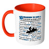 Snowmobiling Mug 10 Reasons To Date A Snowmobiler White 11oz Accent Coffee Mugs