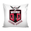 Soccer Graphic Pillow Cover None Shall Pass